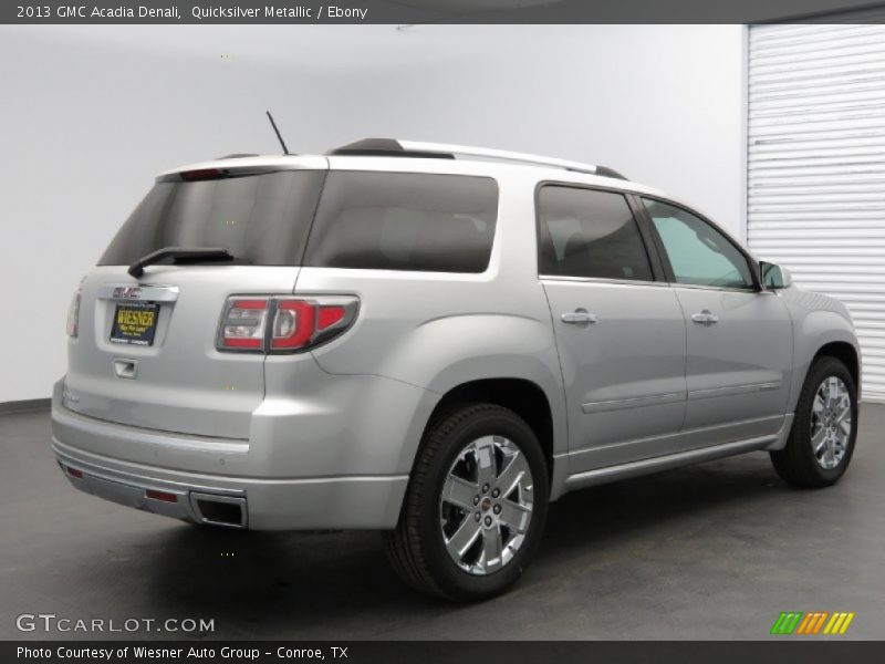 Quicksilver Metallic / Ebony 2013 GMC Acadia Denali