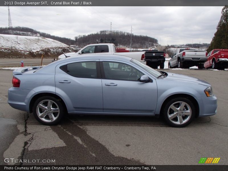 Crystal Blue Pearl / Black 2013 Dodge Avenger SXT