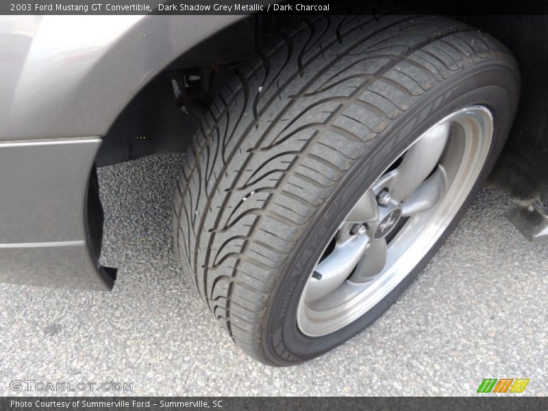 Dark Shadow Grey Metallic / Dark Charcoal 2003 Ford Mustang GT Convertible