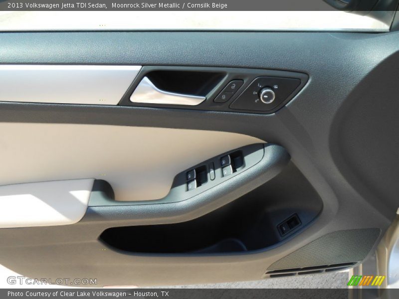 Moonrock Silver Metallic / Cornsilk Beige 2013 Volkswagen Jetta TDI Sedan