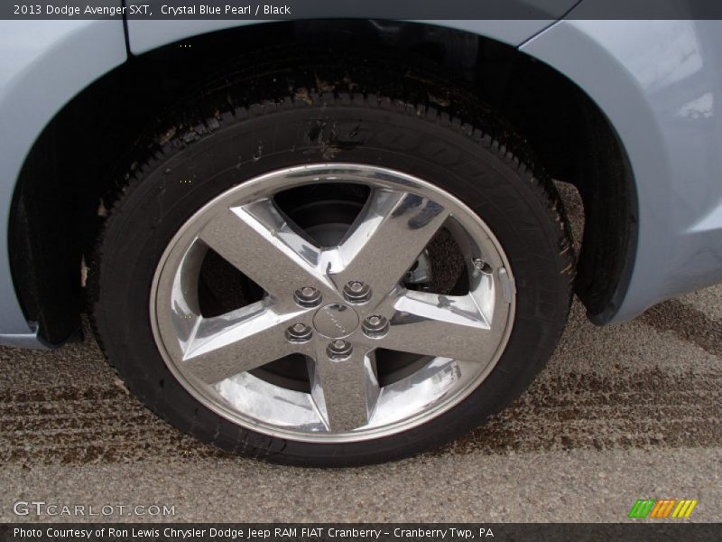 Crystal Blue Pearl / Black 2013 Dodge Avenger SXT