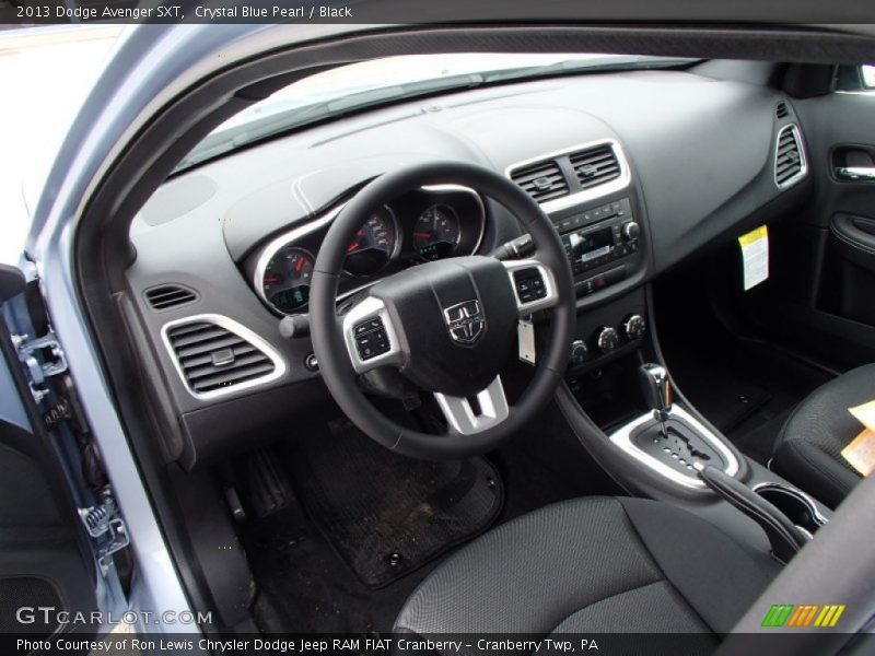 Crystal Blue Pearl / Black 2013 Dodge Avenger SXT
