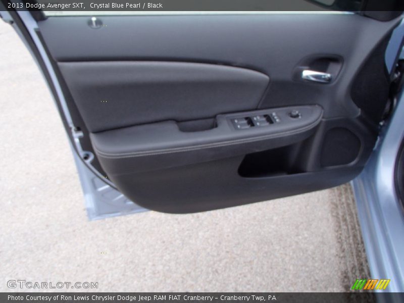 Crystal Blue Pearl / Black 2013 Dodge Avenger SXT