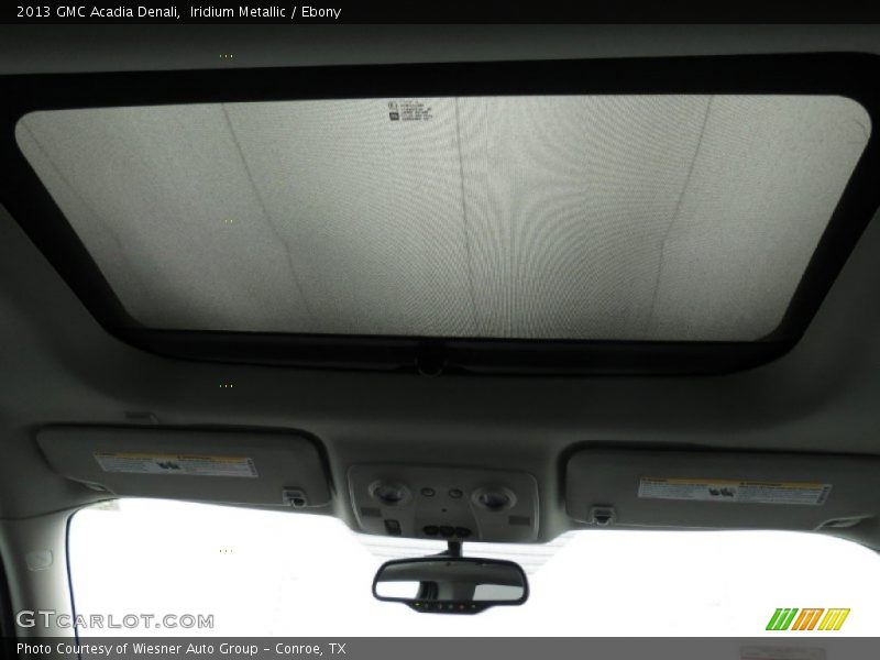 Iridium Metallic / Ebony 2013 GMC Acadia Denali
