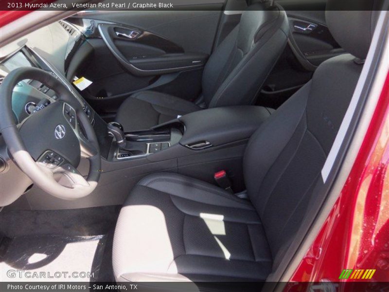 Venetian Red Pearl / Graphite Black 2013 Hyundai Azera