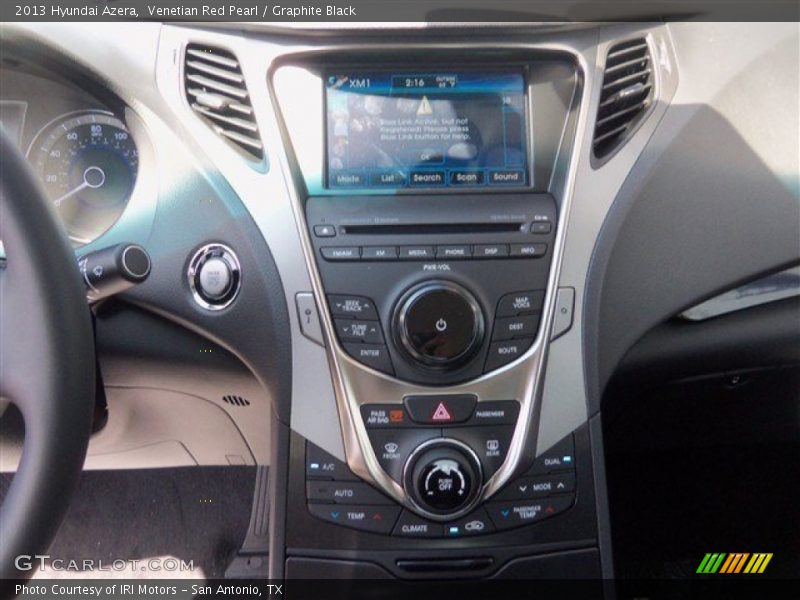 Venetian Red Pearl / Graphite Black 2013 Hyundai Azera