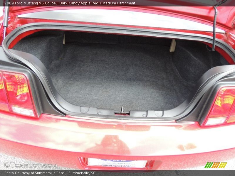 Dark Candy Apple Red / Medium Parchment 2009 Ford Mustang V6 Coupe