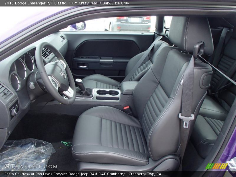 Front Seat of 2013 Challenger R/T Classic