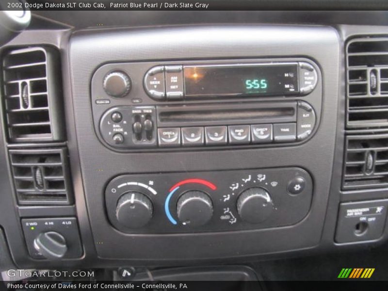 Controls of 2002 Dakota SLT Club Cab