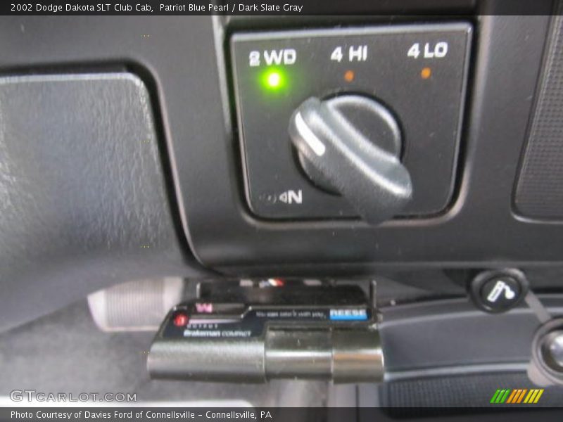 Patriot Blue Pearl / Dark Slate Gray 2002 Dodge Dakota SLT Club Cab