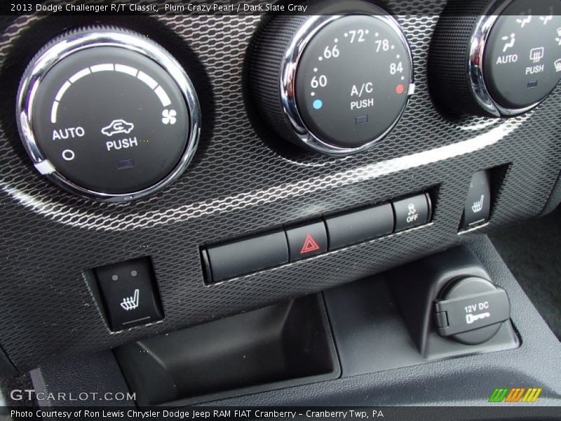 Controls of 2013 Challenger R/T Classic