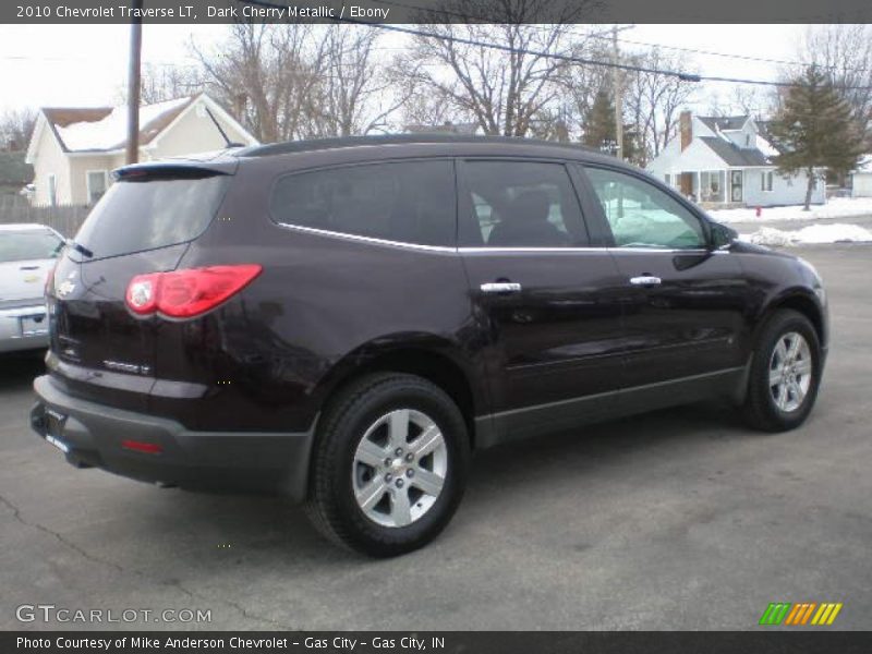 Dark Cherry Metallic / Ebony 2010 Chevrolet Traverse LT