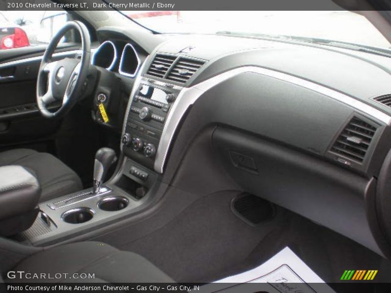 Dark Cherry Metallic / Ebony 2010 Chevrolet Traverse LT