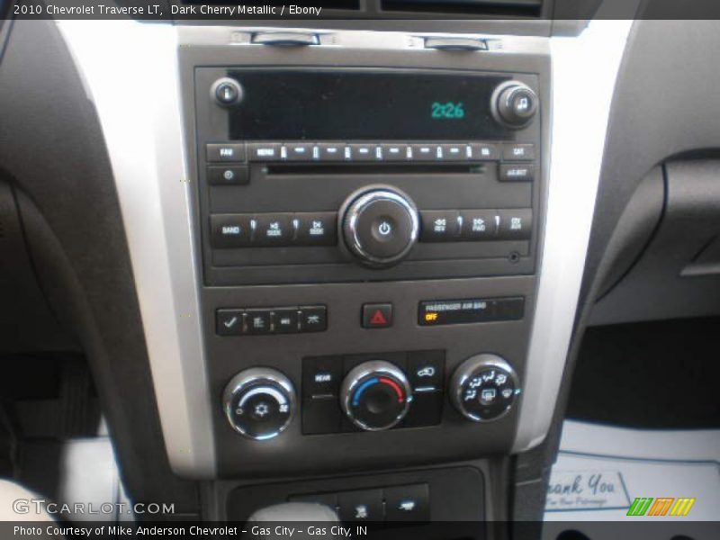 Dark Cherry Metallic / Ebony 2010 Chevrolet Traverse LT