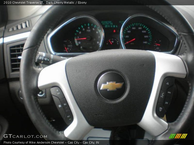 Dark Cherry Metallic / Ebony 2010 Chevrolet Traverse LT