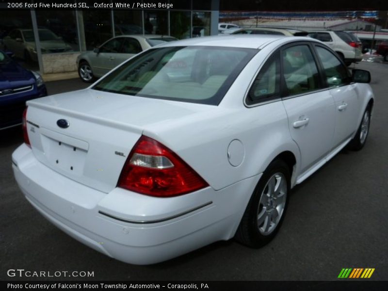Oxford White / Pebble Beige 2006 Ford Five Hundred SEL