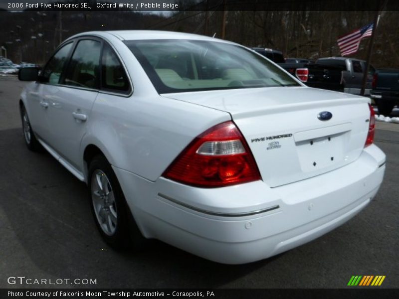 Oxford White / Pebble Beige 2006 Ford Five Hundred SEL