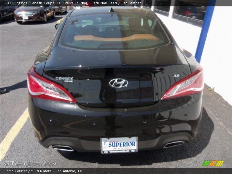 Black Noir Pearl / Tan Leather 2013 Hyundai Genesis Coupe 3.8 Grand Touring