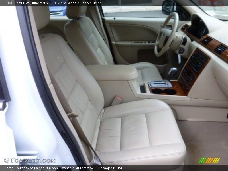 Oxford White / Pebble Beige 2006 Ford Five Hundred SEL