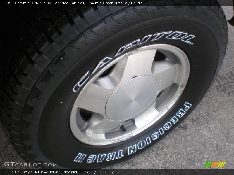 Emerald Green Metallic / Neutral 1998 Chevrolet C/K K1500 Extended Cab 4x4