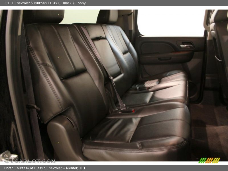 Rear Seat of 2013 Suburban LT 4x4