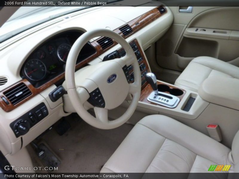 Oxford White / Pebble Beige 2006 Ford Five Hundred SEL