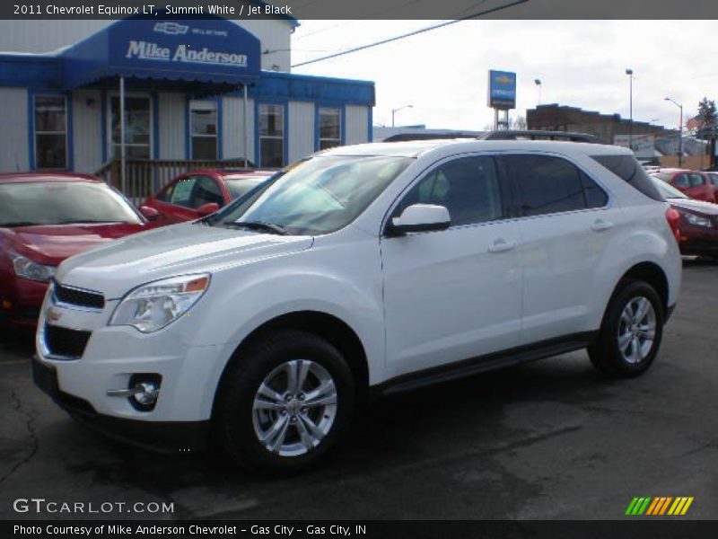 Summit White / Jet Black 2011 Chevrolet Equinox LT