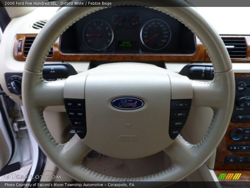 Oxford White / Pebble Beige 2006 Ford Five Hundred SEL