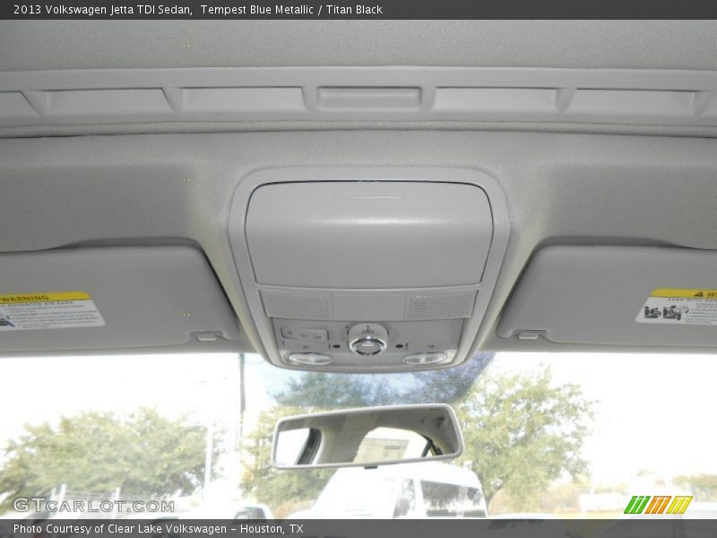 Tempest Blue Metallic / Titan Black 2013 Volkswagen Jetta TDI Sedan