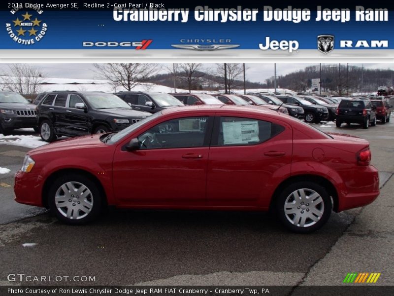 Redline 2-Coat Pearl / Black 2013 Dodge Avenger SE
