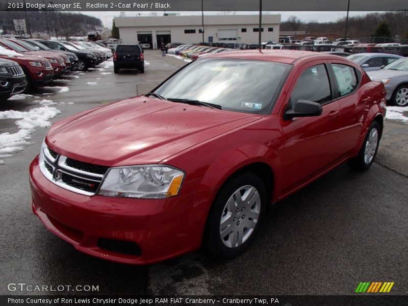 Redline 2-Coat Pearl / Black 2013 Dodge Avenger SE