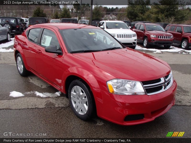 Redline 2-Coat Pearl / Black 2013 Dodge Avenger SE
