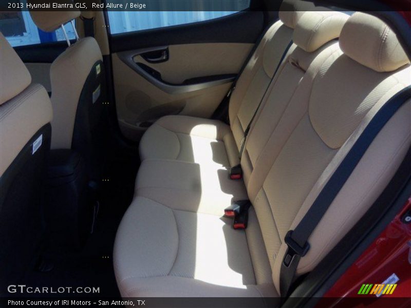 Red Allure / Beige 2013 Hyundai Elantra GLS