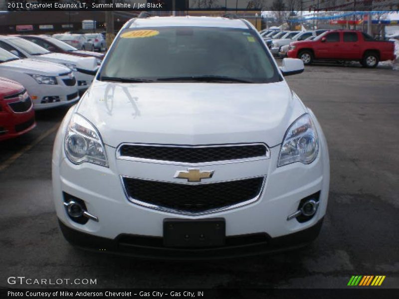 Summit White / Jet Black 2011 Chevrolet Equinox LT