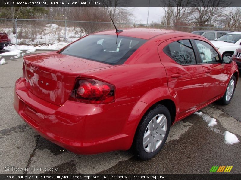 Redline 2-Coat Pearl / Black 2013 Dodge Avenger SE