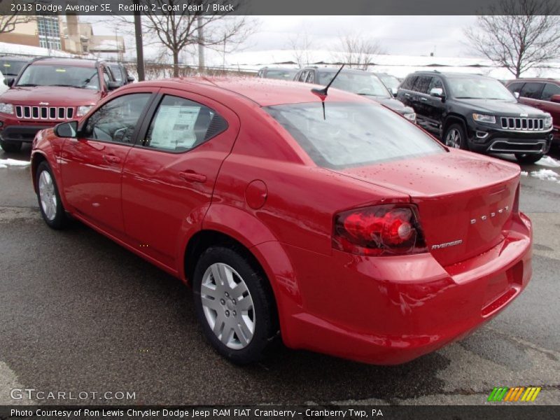 Redline 2-Coat Pearl / Black 2013 Dodge Avenger SE