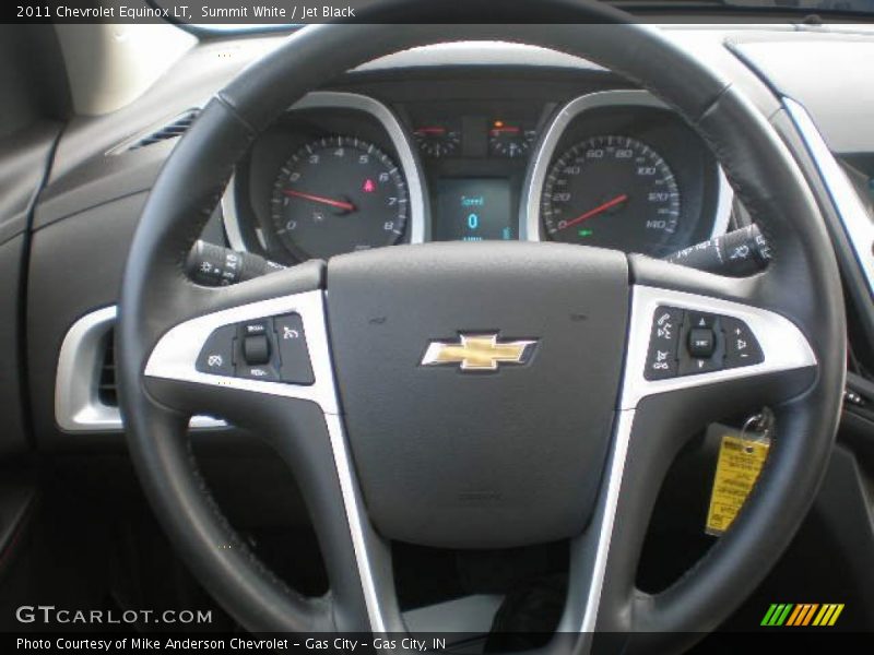 Summit White / Jet Black 2011 Chevrolet Equinox LT