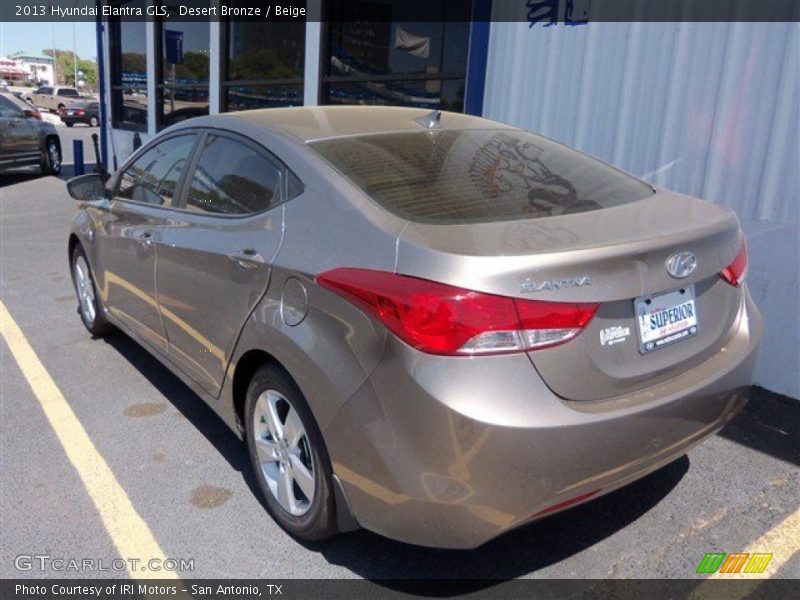 Desert Bronze / Beige 2013 Hyundai Elantra GLS