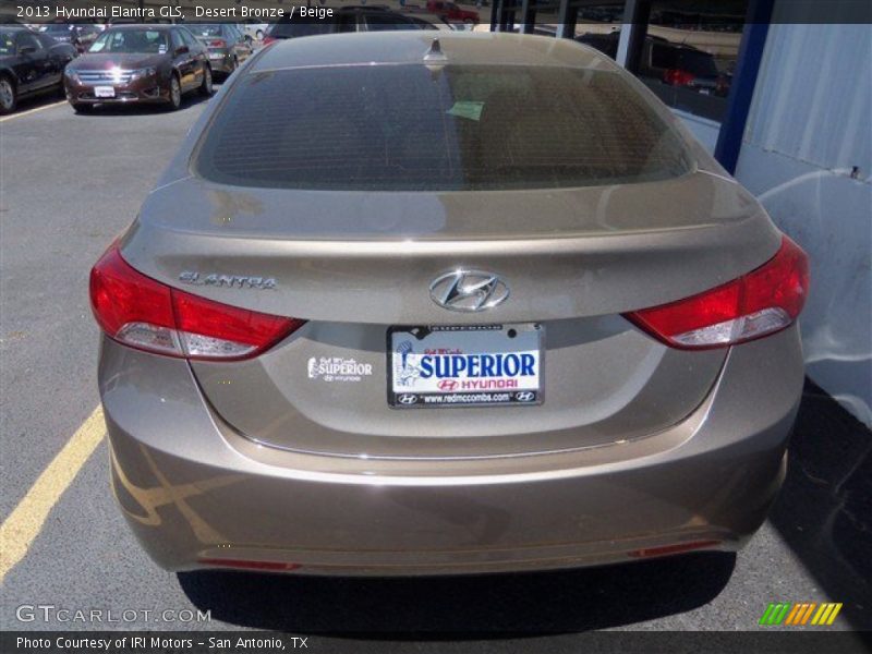 Desert Bronze / Beige 2013 Hyundai Elantra GLS