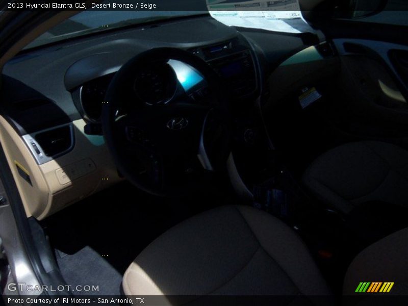 Desert Bronze / Beige 2013 Hyundai Elantra GLS