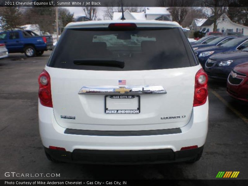 Summit White / Jet Black 2011 Chevrolet Equinox LT
