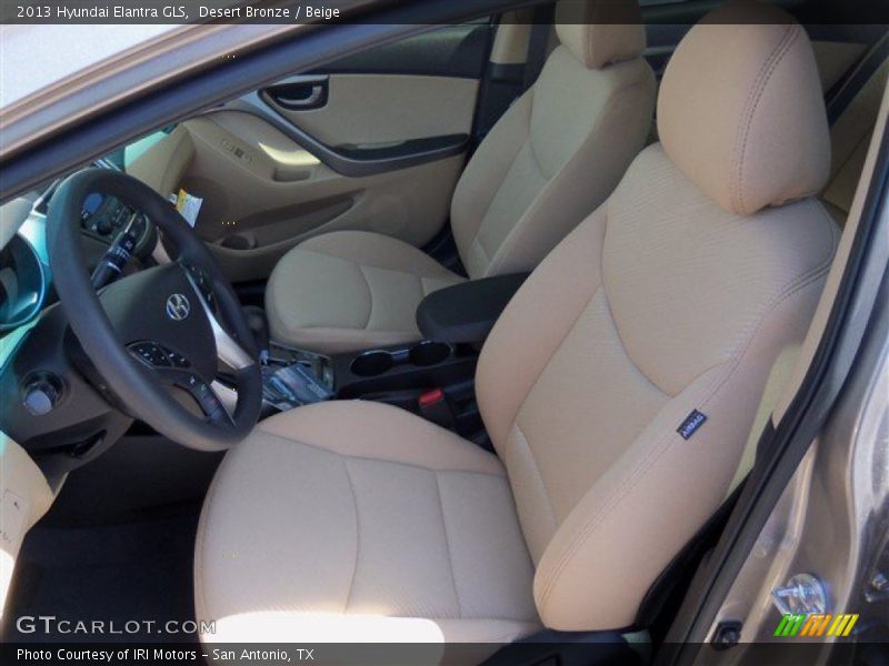 Desert Bronze / Beige 2013 Hyundai Elantra GLS