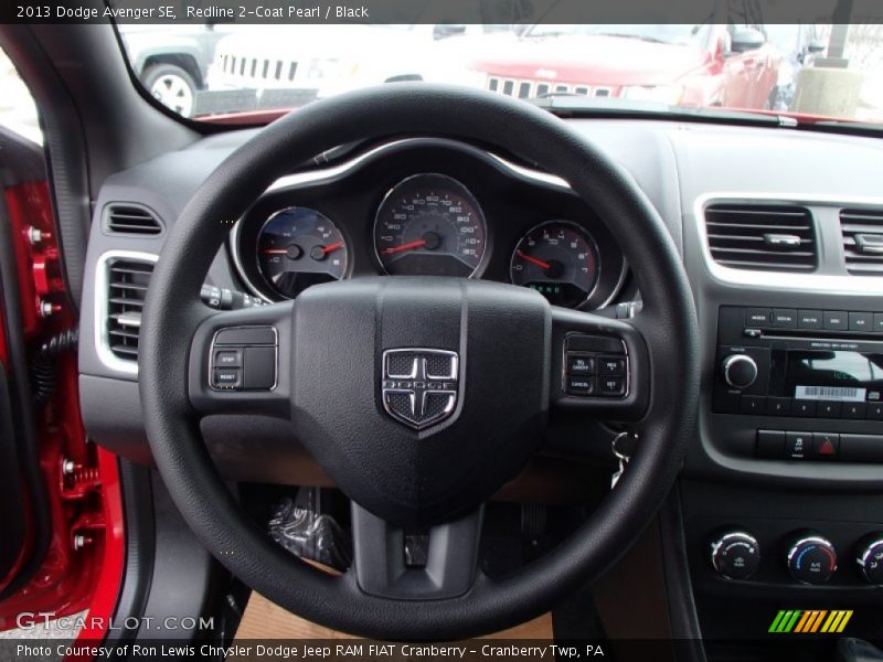Redline 2-Coat Pearl / Black 2013 Dodge Avenger SE