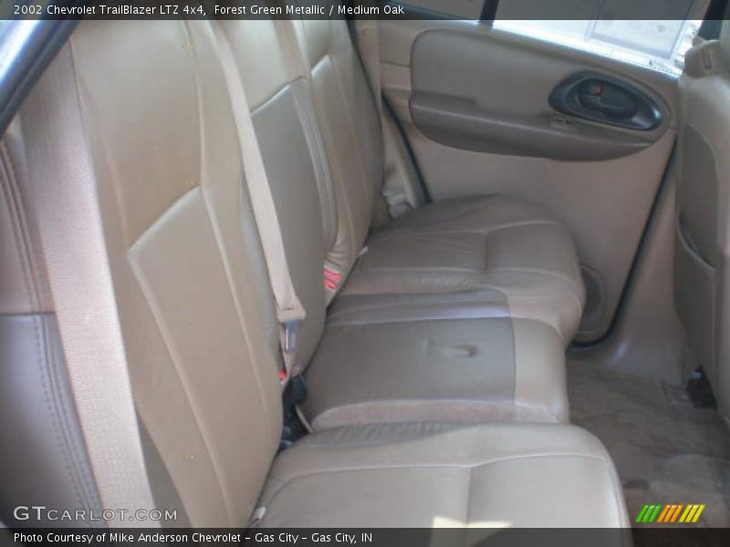 Forest Green Metallic / Medium Oak 2002 Chevrolet TrailBlazer LTZ 4x4
