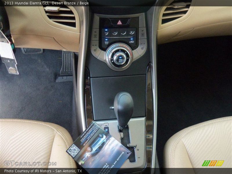 Desert Bronze / Beige 2013 Hyundai Elantra GLS