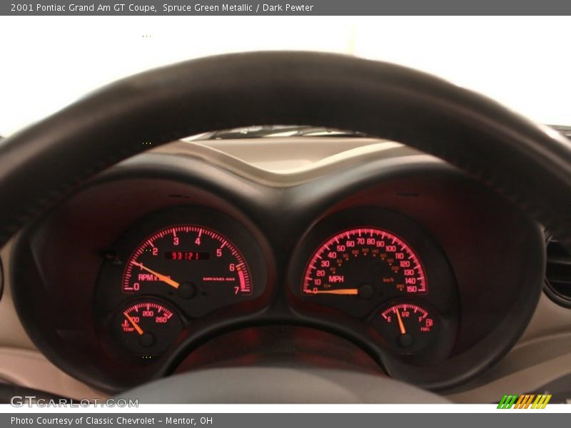  2001 Grand Am GT Coupe GT Coupe Gauges