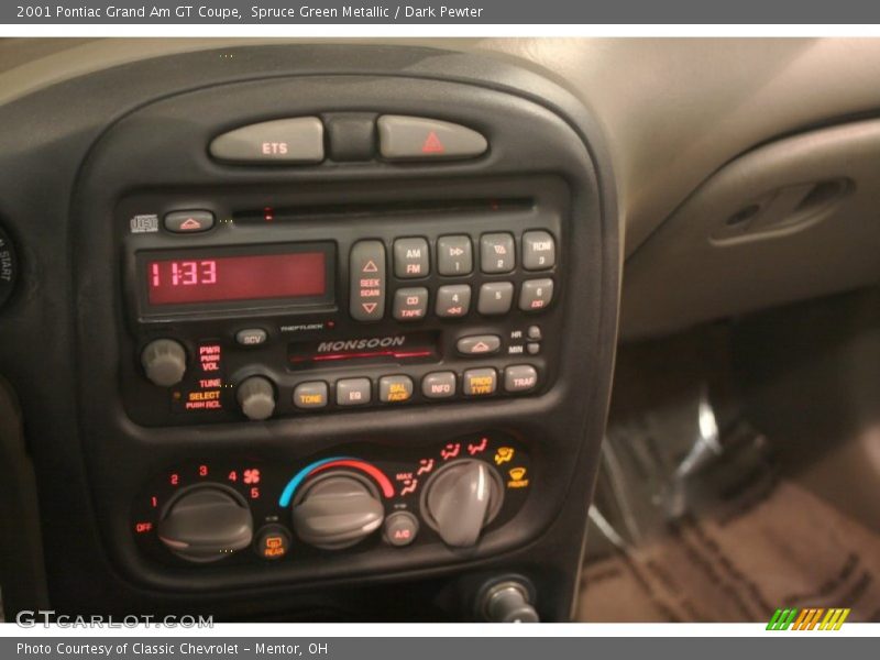Controls of 2001 Grand Am GT Coupe