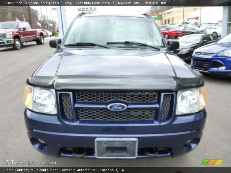 Dark Blue Pearl Metallic / Medium Dark Flint/Dark Flint 2004 Ford Explorer Sport Trac XLT 4x4