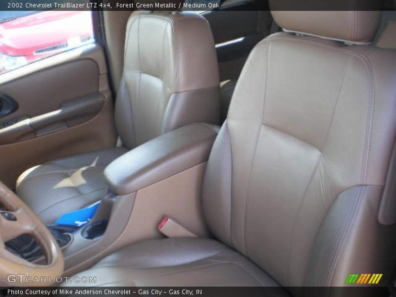 Forest Green Metallic / Medium Oak 2002 Chevrolet TrailBlazer LTZ 4x4