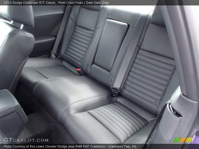 Rear Seat of 2013 Challenger R/T Classic